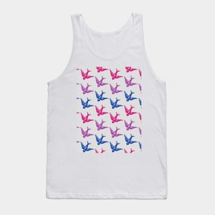 Bi Flag Birds Design Tank Top